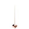 Stoff Nagel Candle Holder Small, Rose Gold