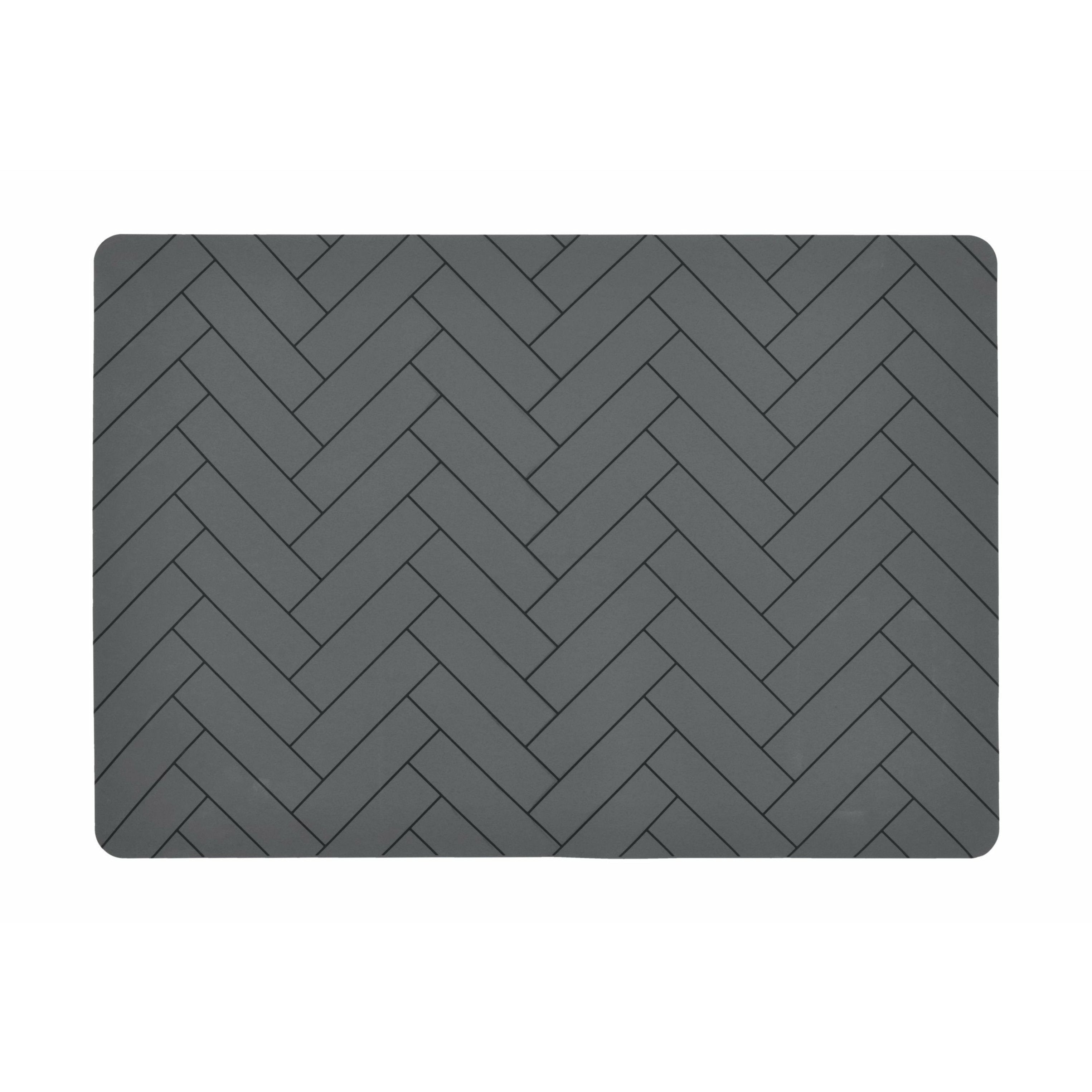 Södahl Fliser placemat 33x48, grå