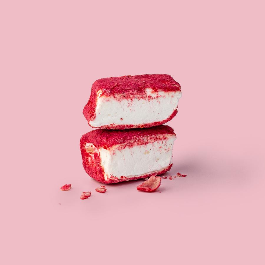 The Mallows Marshmallows With Strawberry & Currant Flowpack, 5g