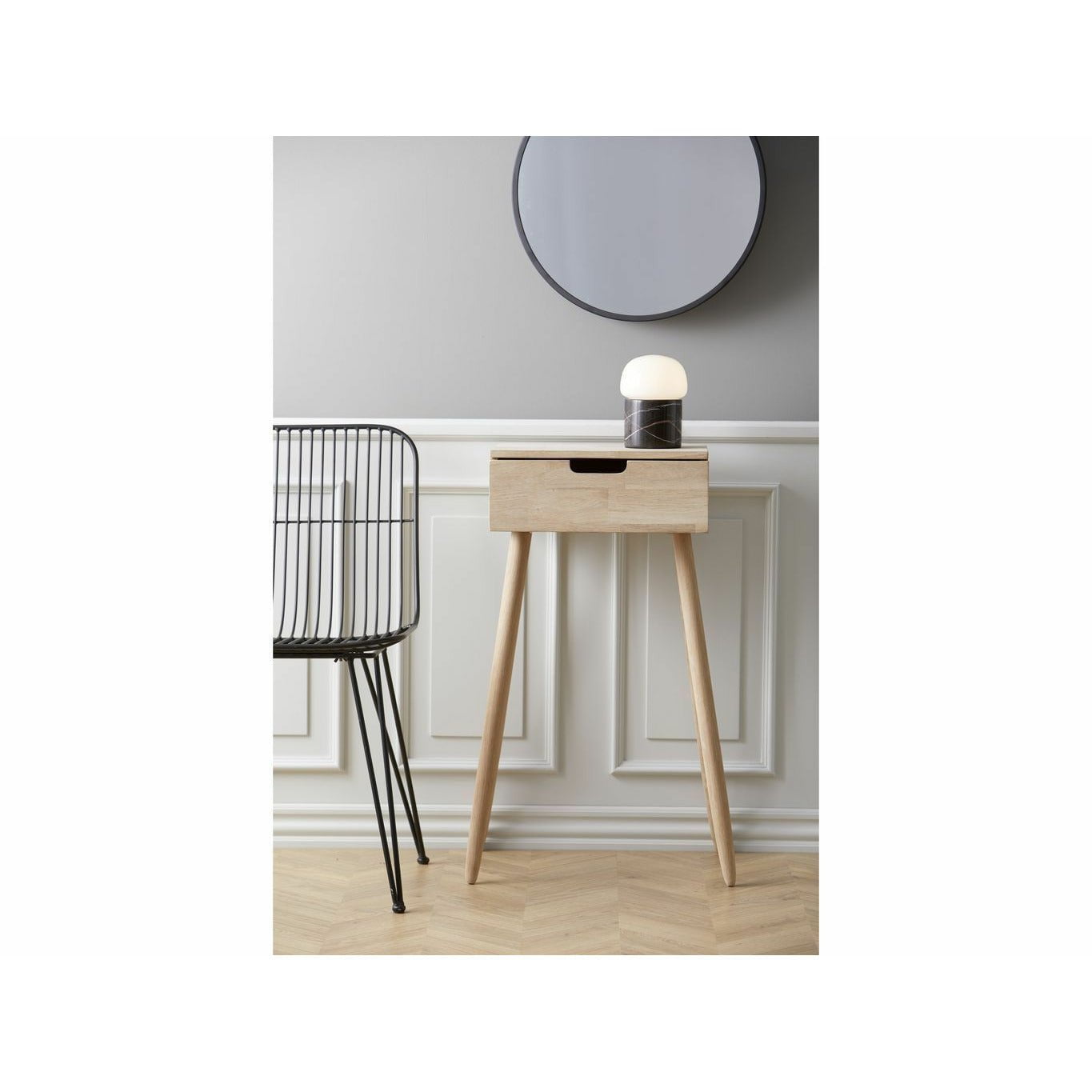 Villa Collection Side Table, White Washed