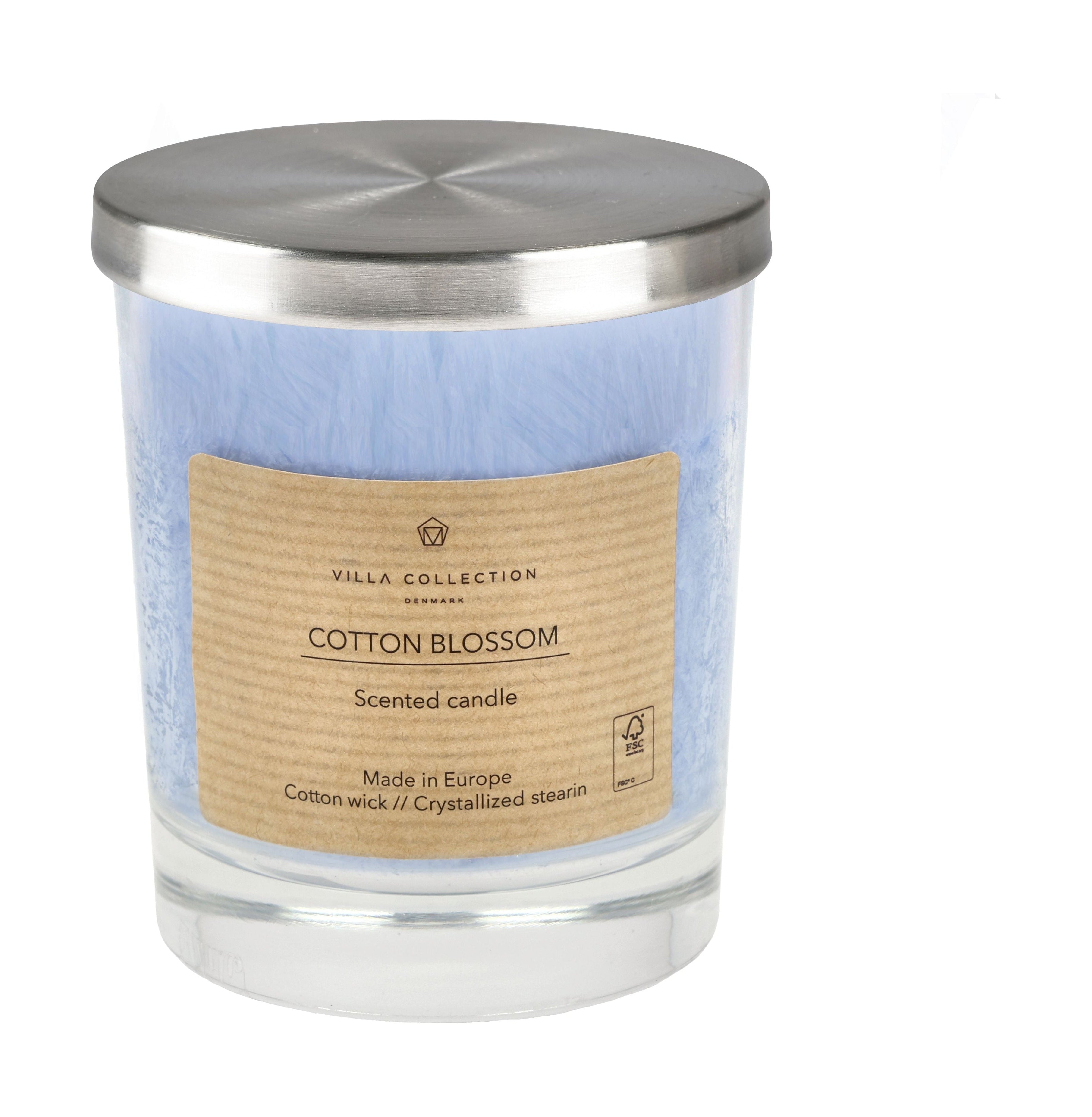 Villa Collection Kras Scented Candle Small, Dusty Blue