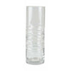 Villa Collection Vase With Pattern 30 Cm, Clear