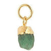 Vincent Monthly Stone Pendant May Emerald Gold Plated