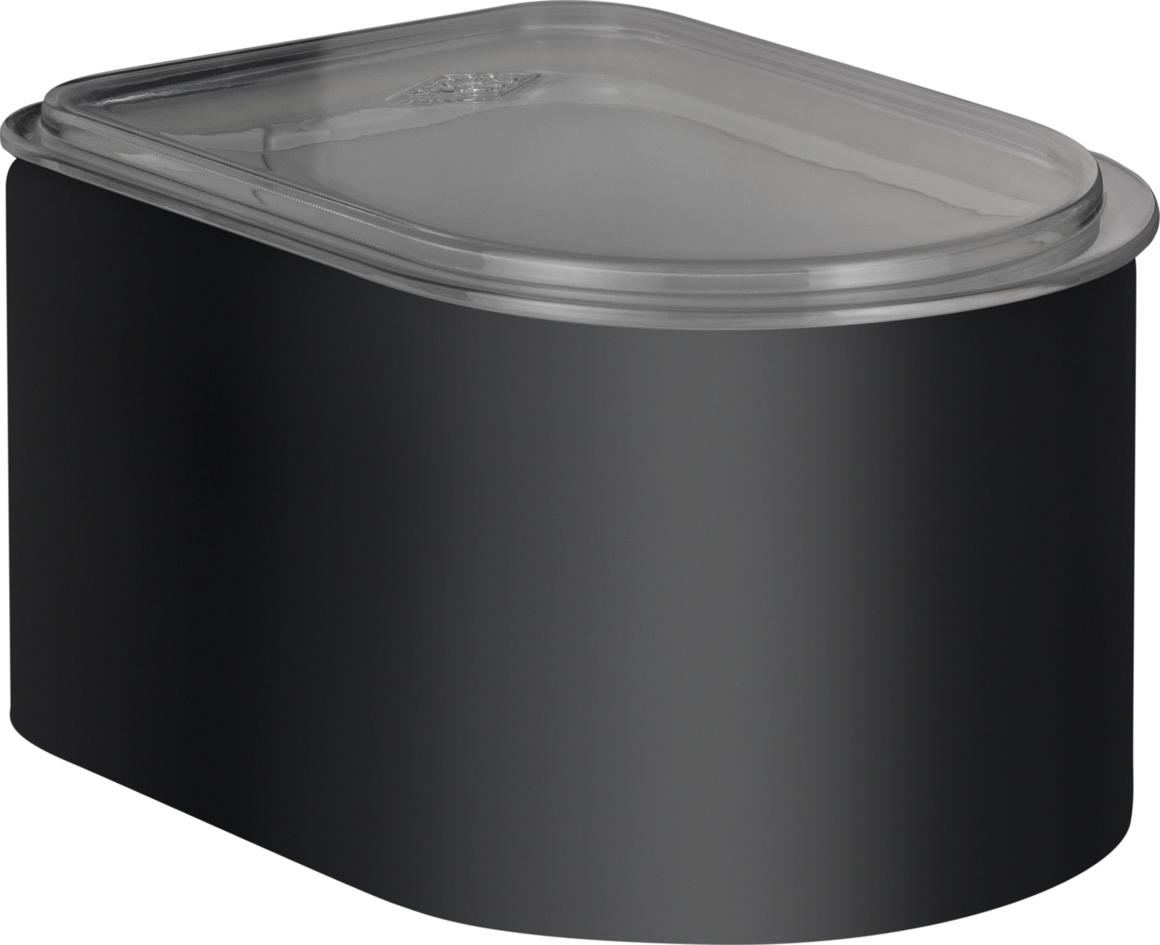 Wesco Canister 1 Litre With Acrylic Lid, Black Matt