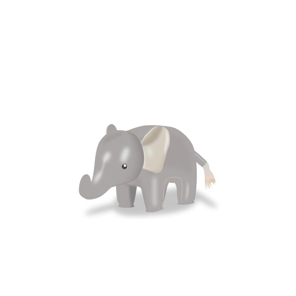 Züny Baby Elephant Abby Grey