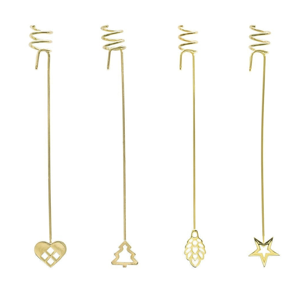 [product_category]-Ai Ries Candle Holder For Christmas Tree Gold, 4 Pcs.-AIRies-5711336031464-93905-AIR-1