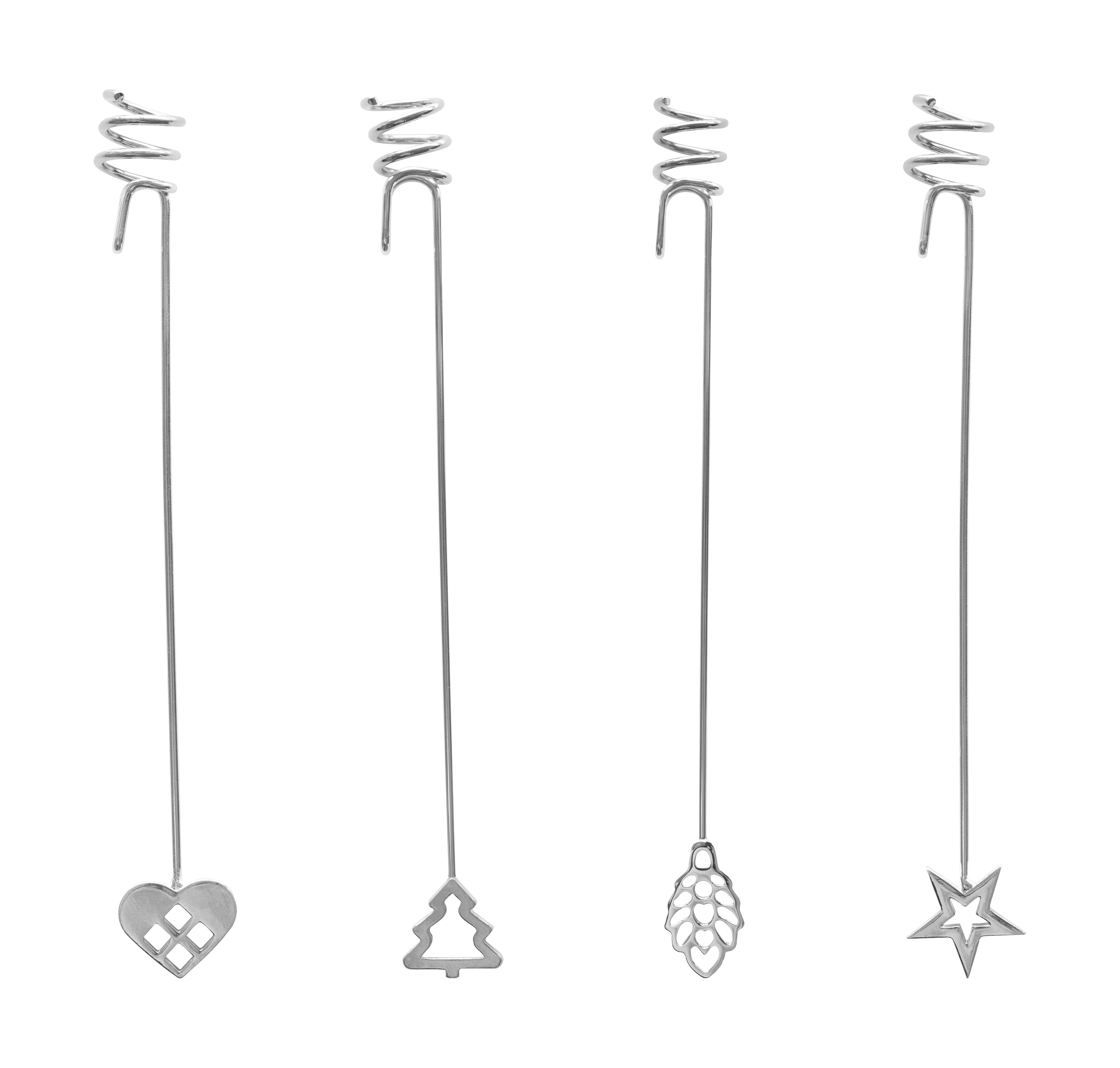 [product_category]-Ai Ries Candle Holder For Christmas Tree Silver, 4 Pcs.-AIRies-5711336031594-93917-AIR-1