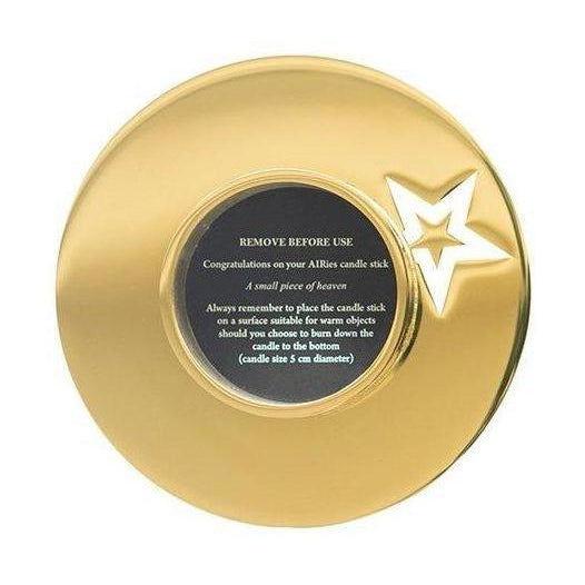 [product_category]-Ai Ries Candle Holder With Star, Gold-AIRies-5711336031488-93907-AIR-1