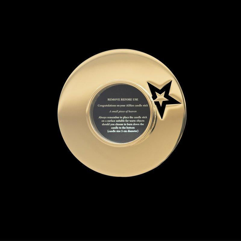 [product_category]-Ai Ries Candle Holder With Star, Gold-AIRies-5711336031488-93907-AIR-2