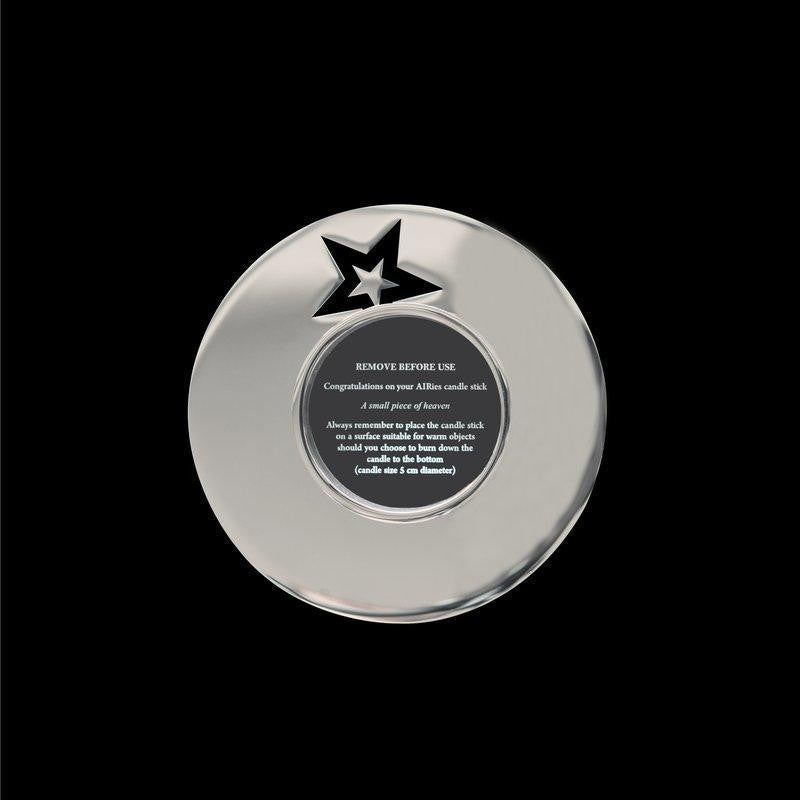 [product_category]-Ai Ries Candle Holder With Star, Silver-AIRies-5711336031471-93906-AIR-2