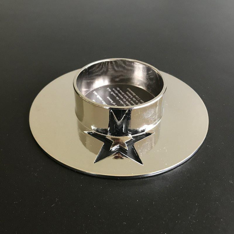[product_category]-Ai Ries Candle Holder With Star, Silver-AIRies-5711336031471-93906-AIR-4