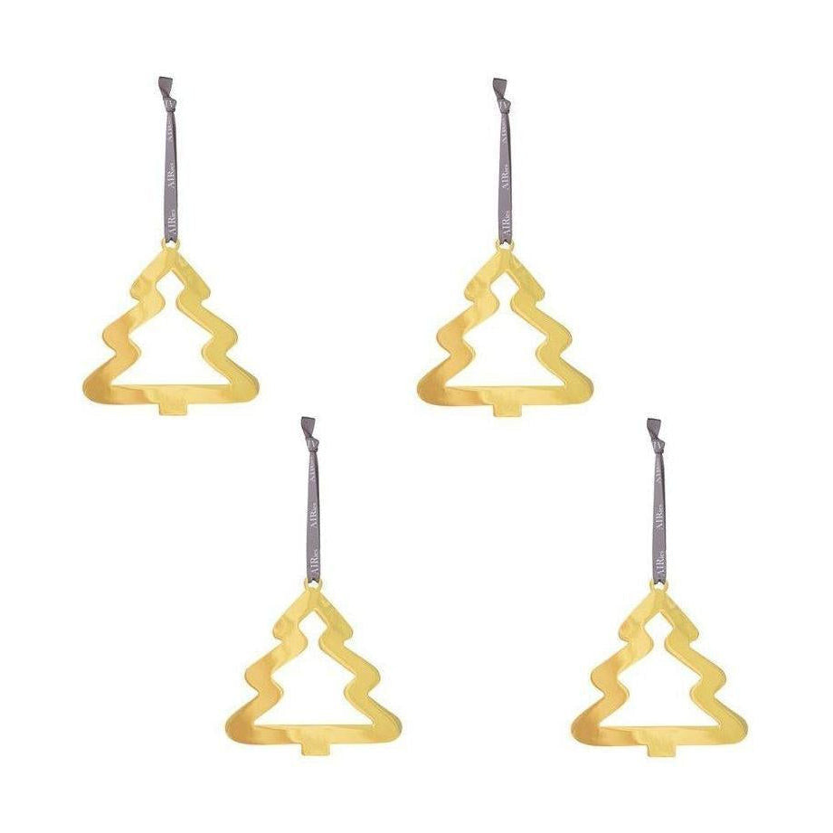 [product_category]-Ai Ries Christmas Tree Gold Set Of 4, Small-AIRies-5711336031259-93884-AIR-1