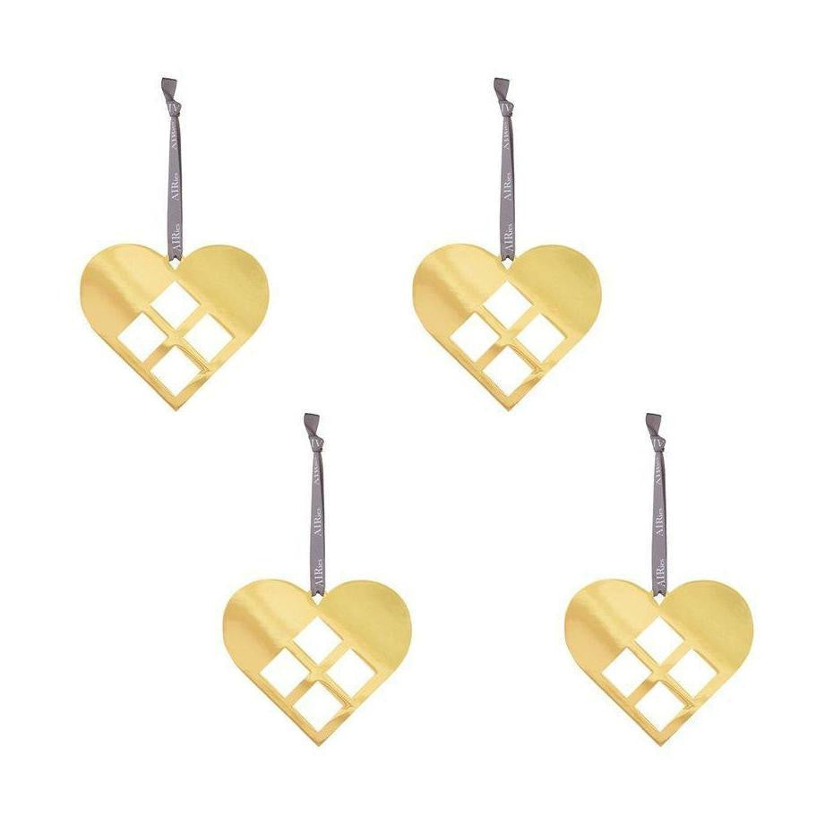 [product_category]-Ai Ries Herz Gold Set Of 4, Small-AIRies-5711336031235-93882-AIR-1
