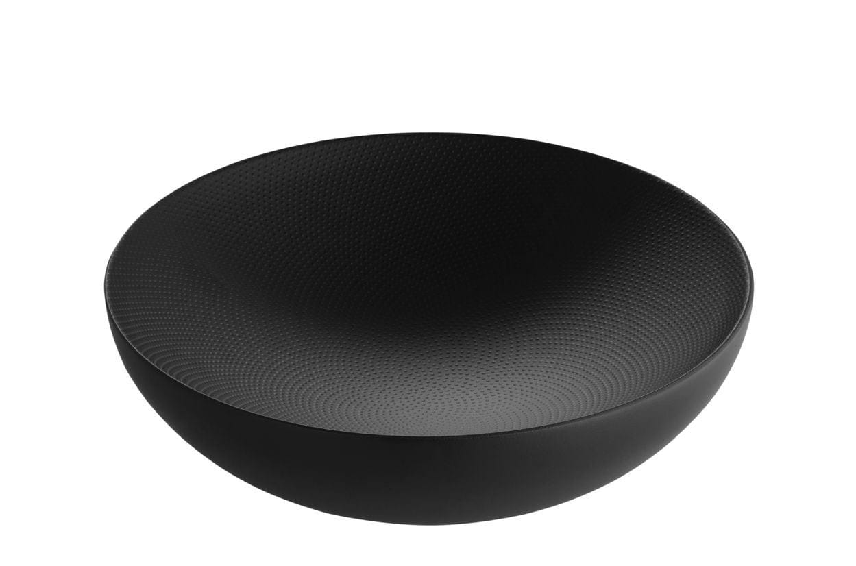 [product_category]-Alessi Double Bowl ø25 Cm, Black-Alessi-8003299439492-DUL02/25BT-ALE-2