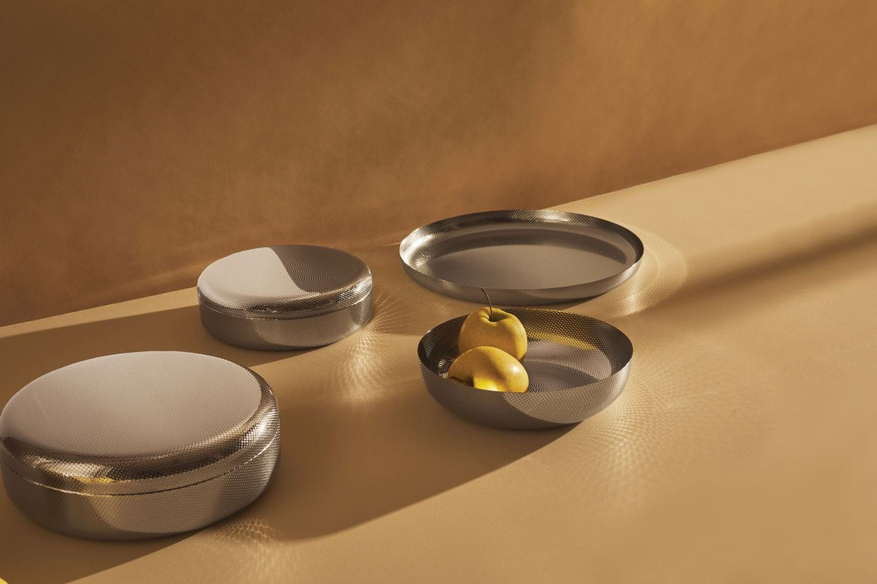 [product_category]-Alessi Extra Ordinary Texture Container With Relief Décor, ø28 Cm-Alessi-8003299470662-JM01/28 T-ALE-4