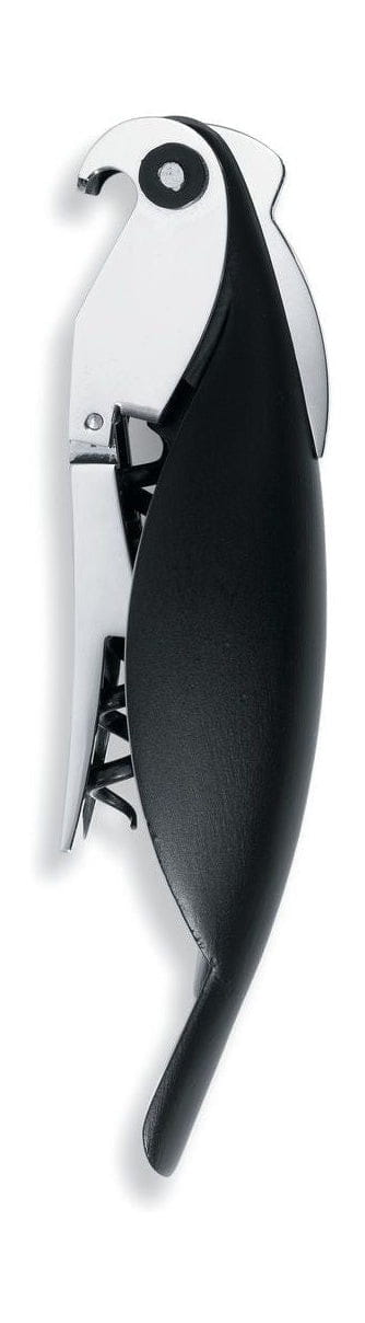 [product_category]-Alessi Parrot Sommelier Corkscrew, Black-Alessi-8003299920723-AAM32 B-ALE-1