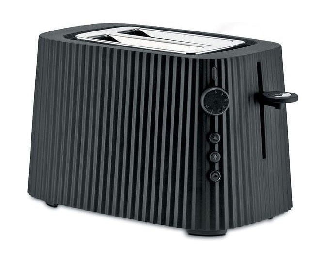 [product_category]-Alessi Pleated Toaster, Black-Alessi-8003299446582-MDL08 B-ALE-1