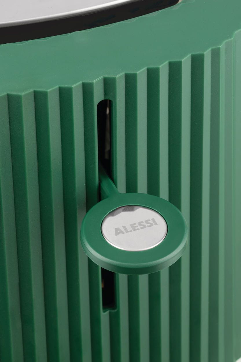 [product_category]-Alessi Pleated Toaster, Green-Alessi-8003299469000-MDL08 GR-ALE-2