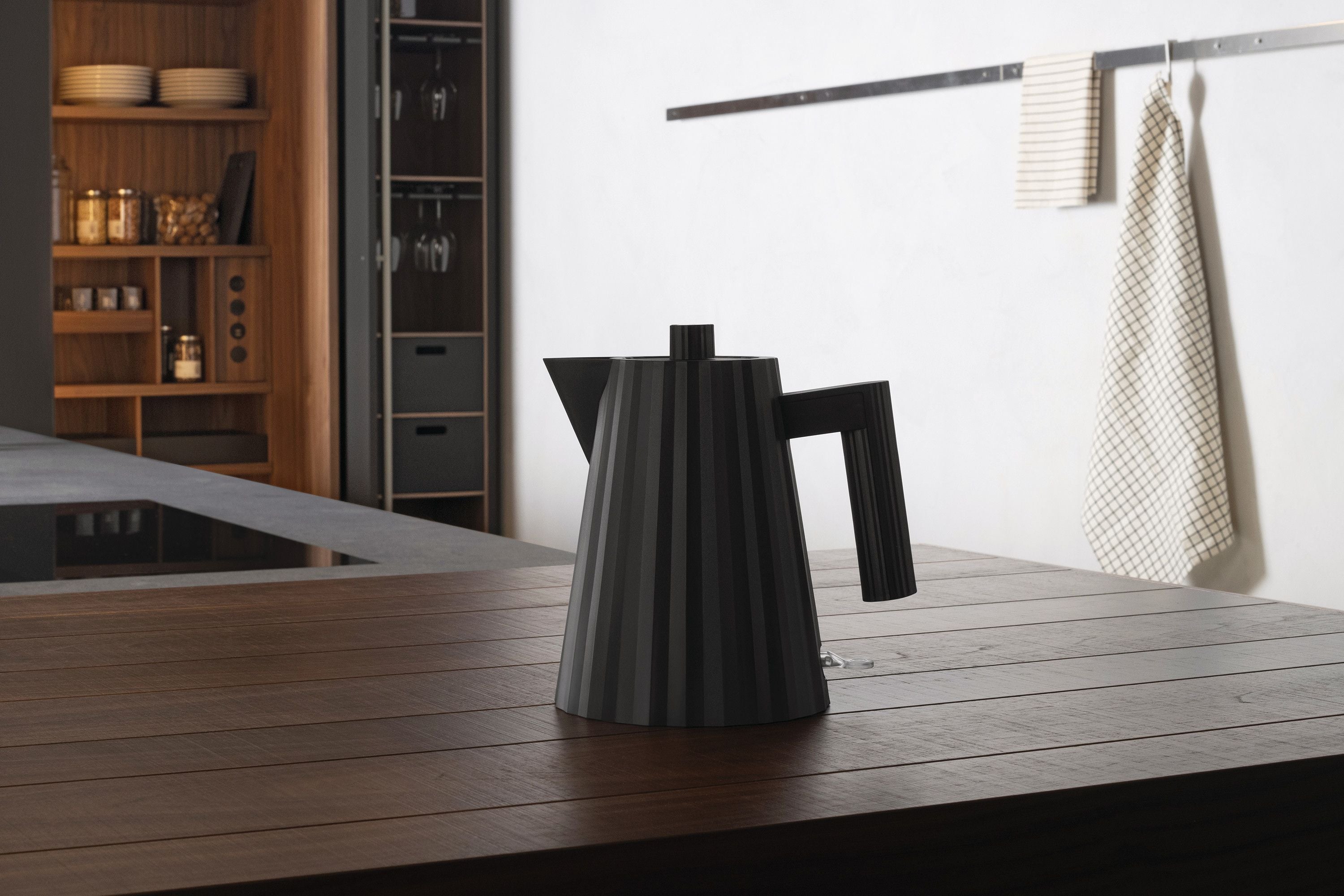 [product_category]-Alessi Plissé Water Kettle 1 Liter, Black-Alessi-8003299439577-MDL06-1 B-ALE-2