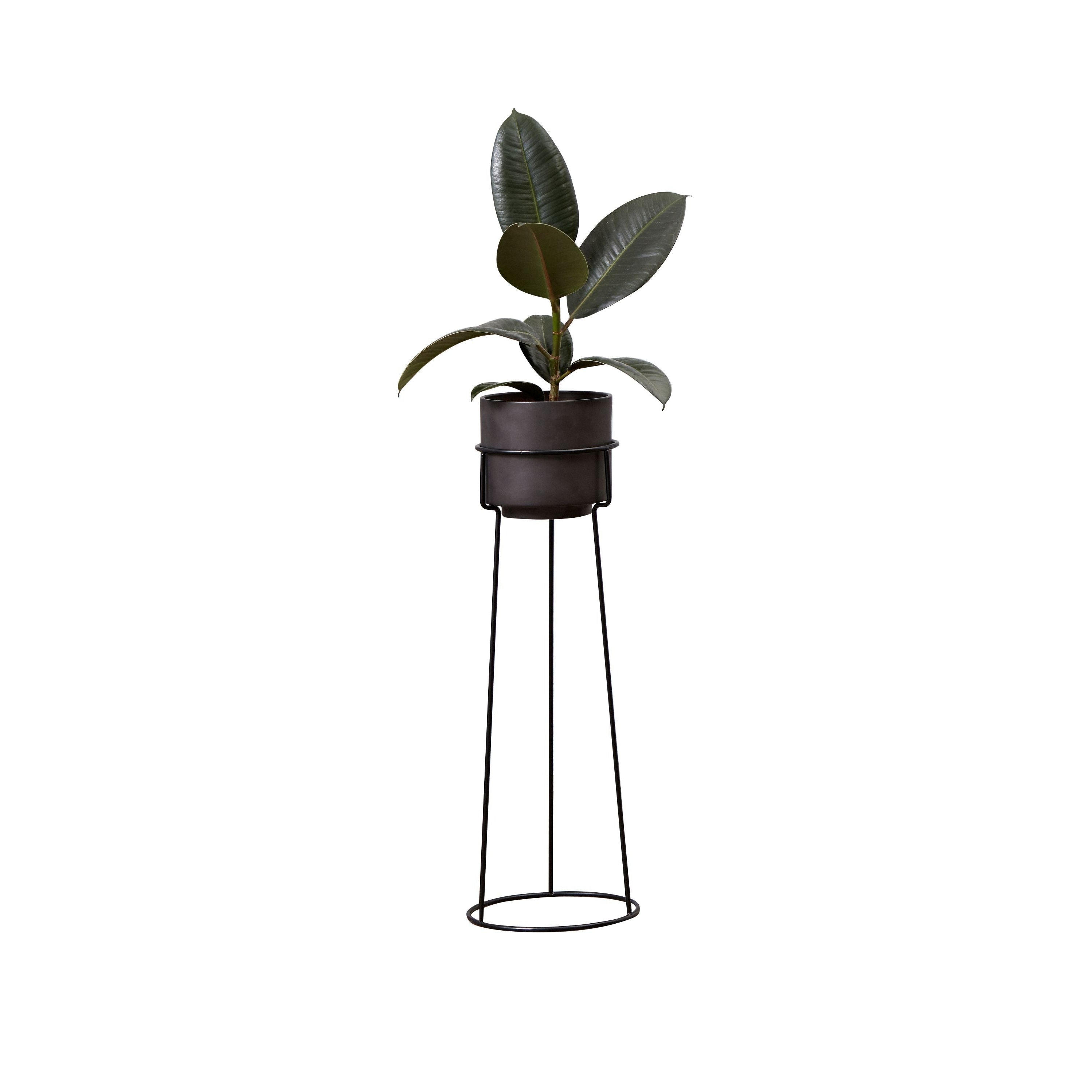 [product_category]-Andersen Furniture A Plant Flowerpot Hxø 12x13,3 Cm, Dark Grey-Andersen Furniture-5713524017984-4-250021-AND-13