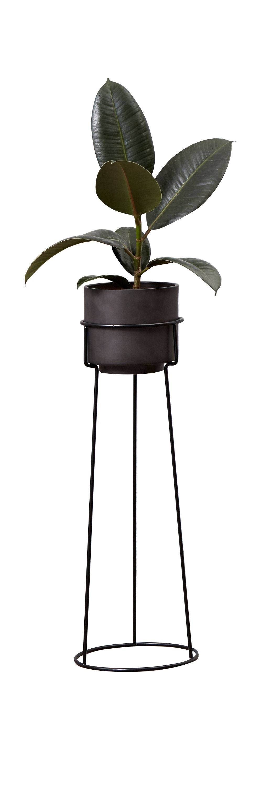 [product_category]-Andersen Furniture A Plant Flowerpot Hxø 12x13,3 Cm, Dark Grey-Andersen Furniture-5713524017984-4-250021-AND-6