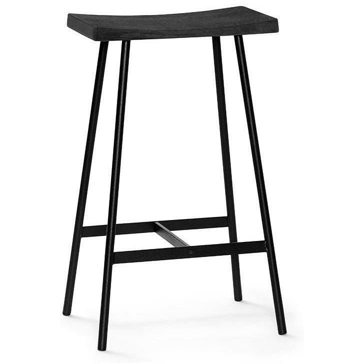 [product_category]-Andersen Furniture Hc2 Bar Stool Black Oak, Steel Frame, H 65cm-Andersen Furniture-5713524001402-0-860L0509-AND-1