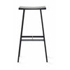 Andersen Furniture HC2 Bar Stool Black Oak, ocelový rám, H 79 cm
