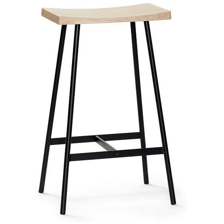 [product_category]-Andersen Furniture Hc2 Bar Stool Oak, Steel Frame, H 65cm-Andersen Furniture-5713524001396-0-860L0213-AND-1