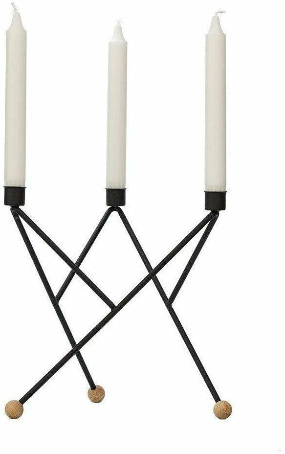 [product_category]-Andersen Furniture North Star Candlestick, Black, Large-Andersen Furniture-5713524000764-4-174001-AND-1