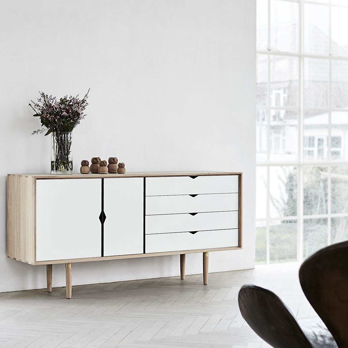 [product_category]-Andersen Furniture S6 Sideboard Soaped Oak, White Front-Andersen Furniture-5713524004250-5-525010205-AND-2