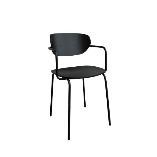 Hübsch Arch Dining Chair, Black