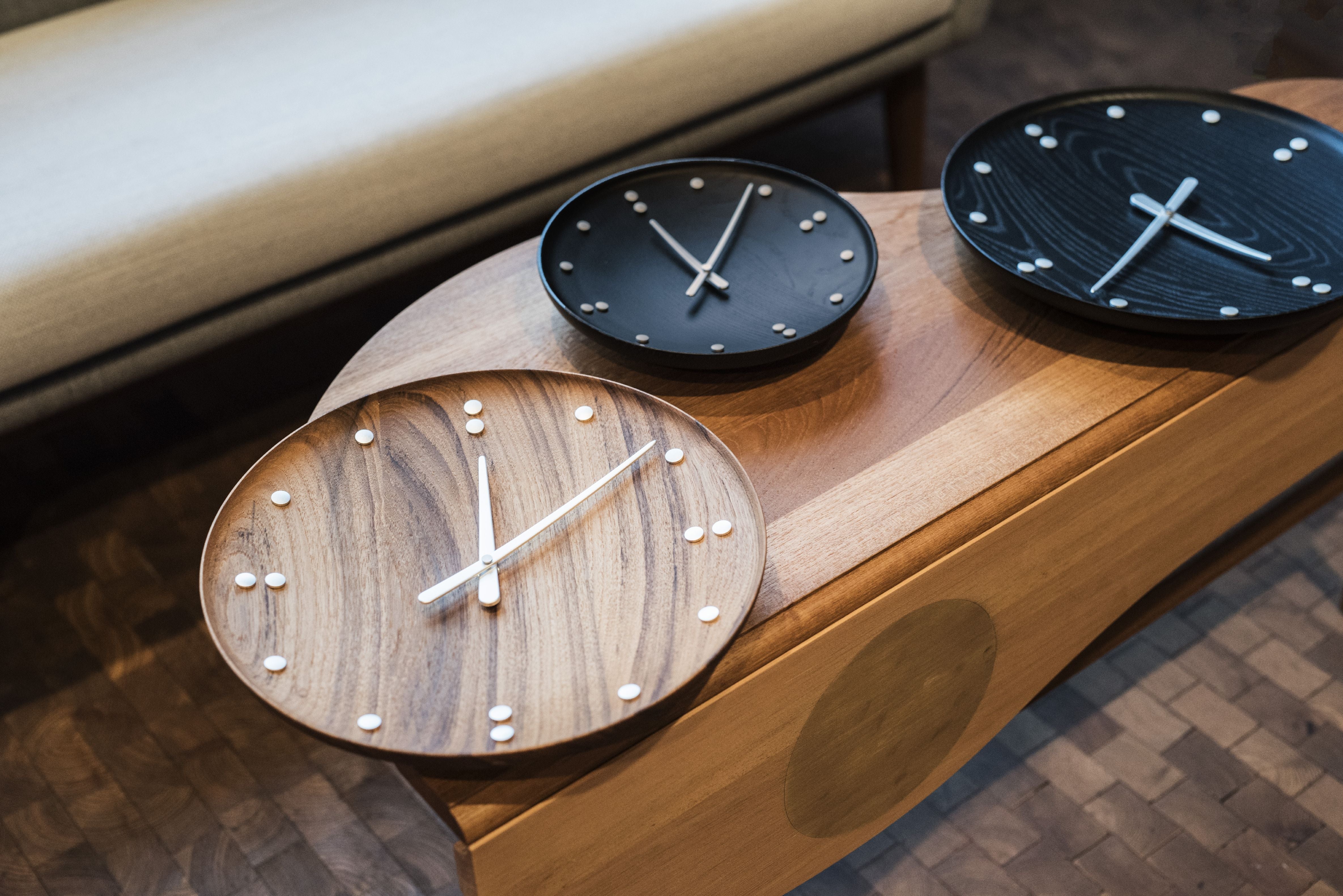 [product_category]-Architectmade Finn Juhl Wall Clock Black Ash, ø25 Cm-Architectmade-6442218637564-781-ARC-4