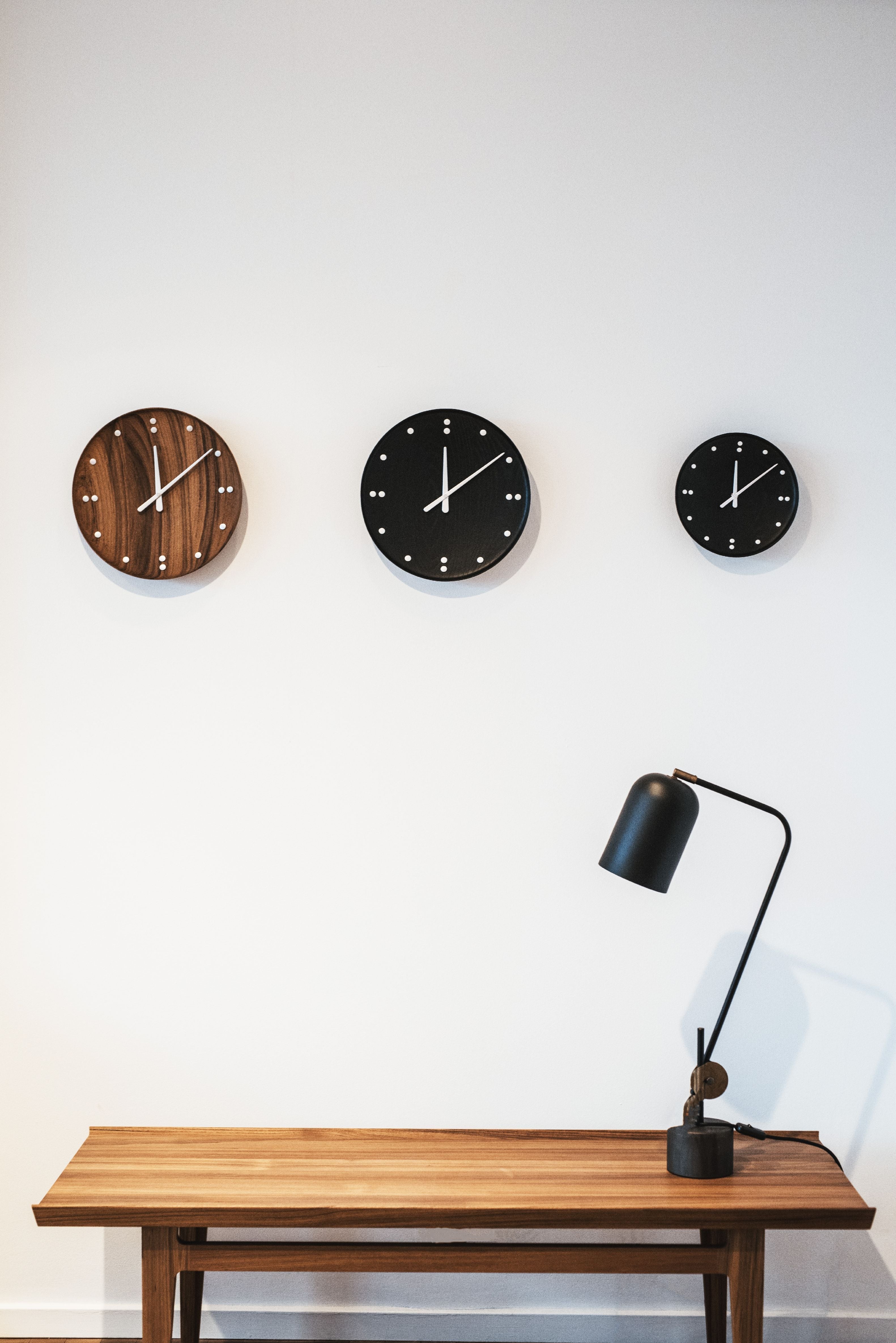 [product_category]-Architectmade Finn Juhl Wall Clock Black Ash, ø25 Cm-Architectmade-6442218637564-781-ARC-7