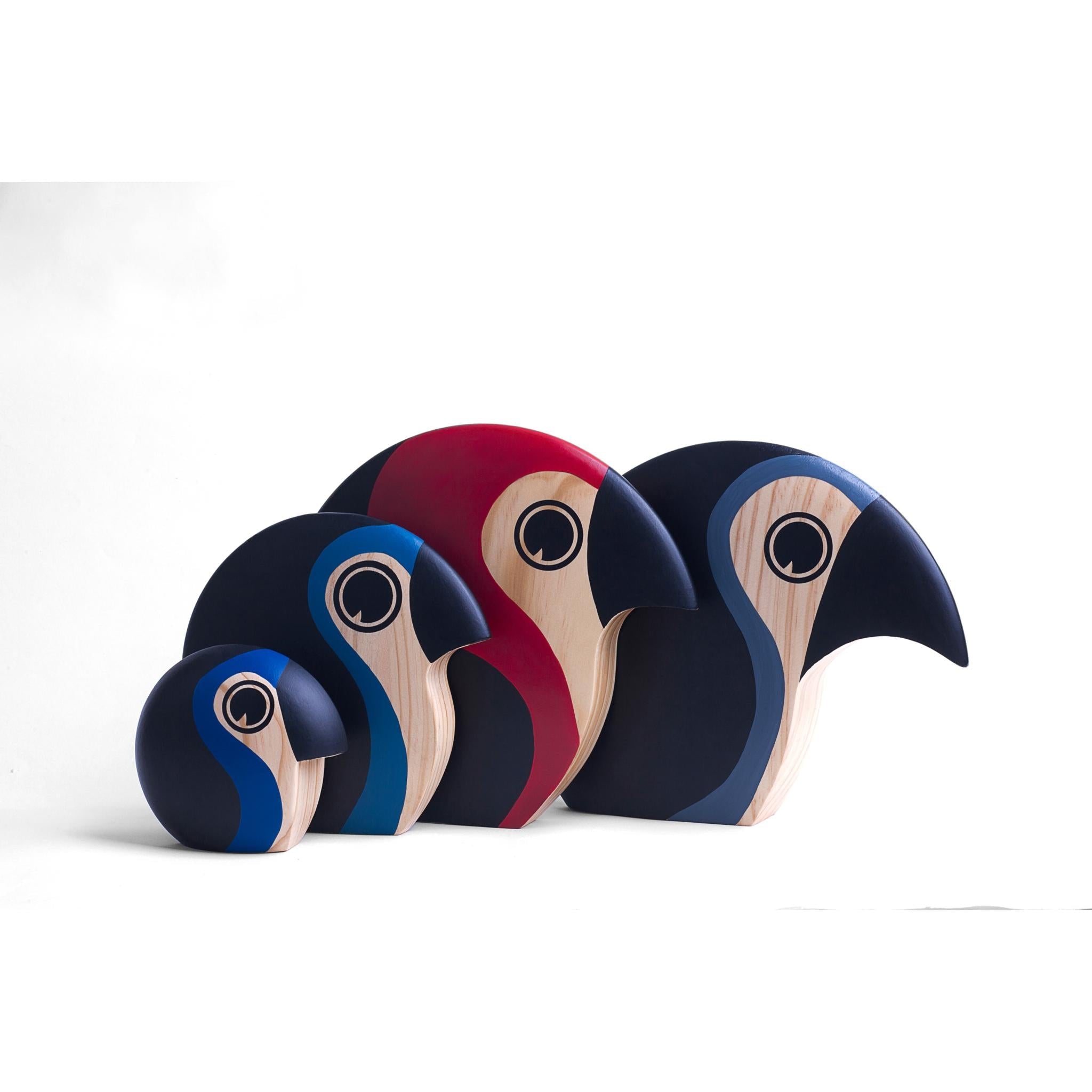 [product_category]-Architectmade Hans Bølling Discus Bird 10 Cm, Blue-Architectmade-5700010900349-360-ARC-2