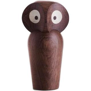 [product_category]-Architectmade Paul Anker Hansen Owl 12 Cm, Smoked Oak-Architectmade-5700010900387-465-ARC-1