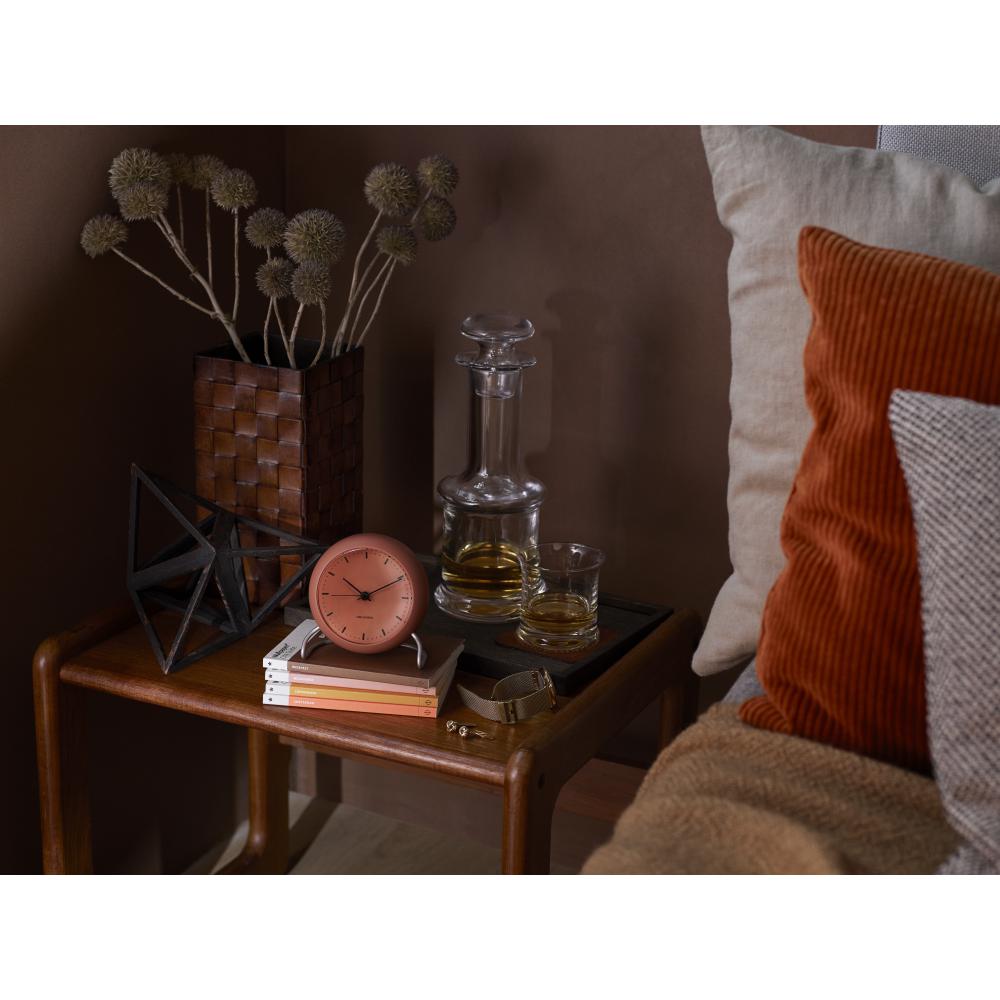 [product_category]-Arne Jacobsen City Hall Table Clock, Pale Orange-Arne Jacobsen-5709513436928-43692-ARN-2