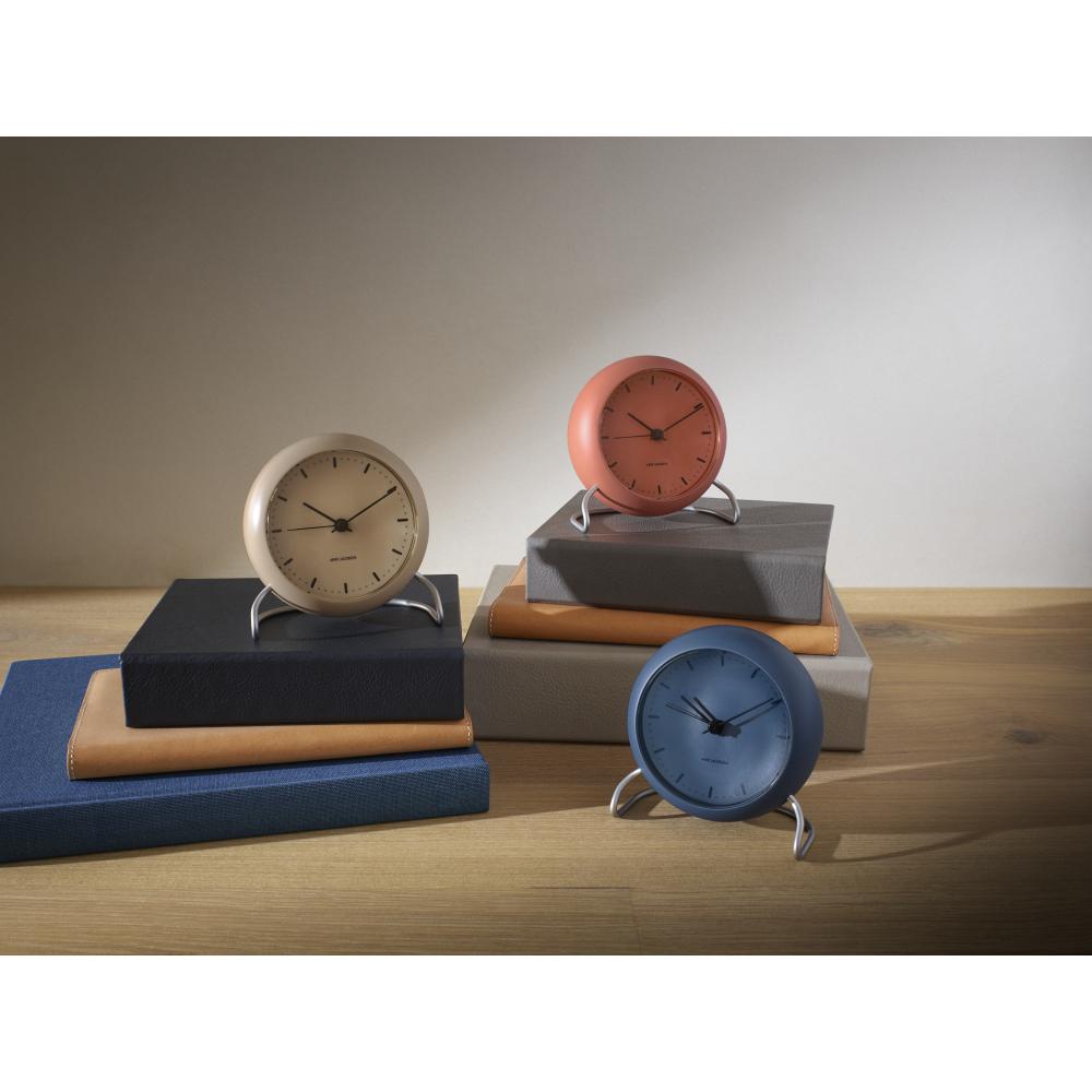 [product_category]-Arne Jacobsen City Hall Table Clock, Pale Orange-Arne Jacobsen-5709513436928-43692-ARN-3