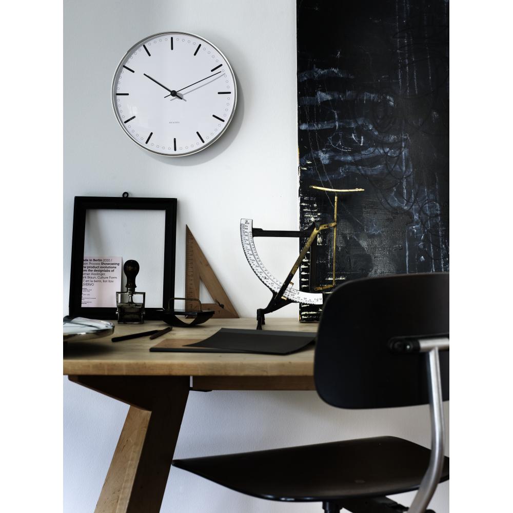[product_category]-Arne Jacobsen City Hall Wall Clock, 29cm-Arne Jacobsen-5709513436416-43641-ARN-2