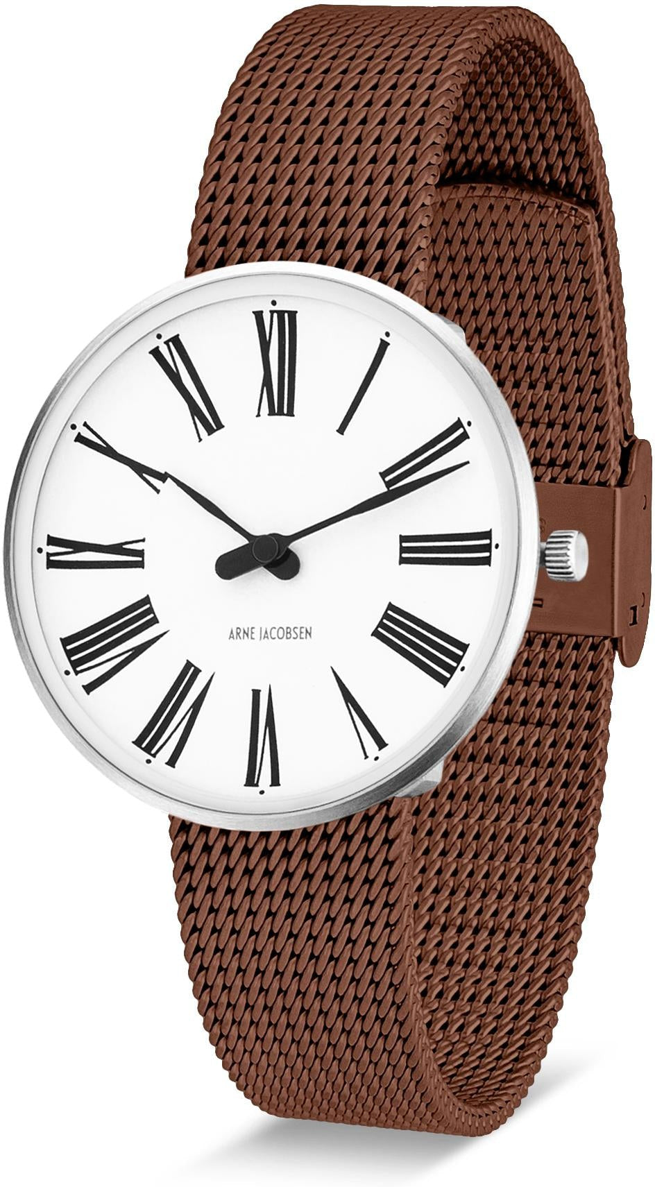Arne Jacobsen Roman Wristwatch Ø34, měděná síť
