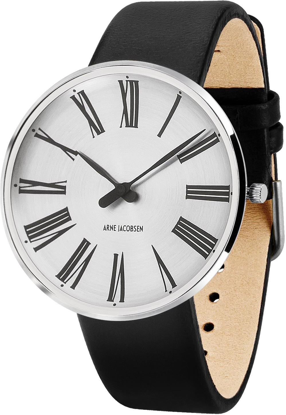 [product_category]-Arne Jacobsen Roman Wristwatch ø40, Sunray /Black-Arne Jacobsen Watches-5712799007263-3953310 / 53310-2001p-ARN-1