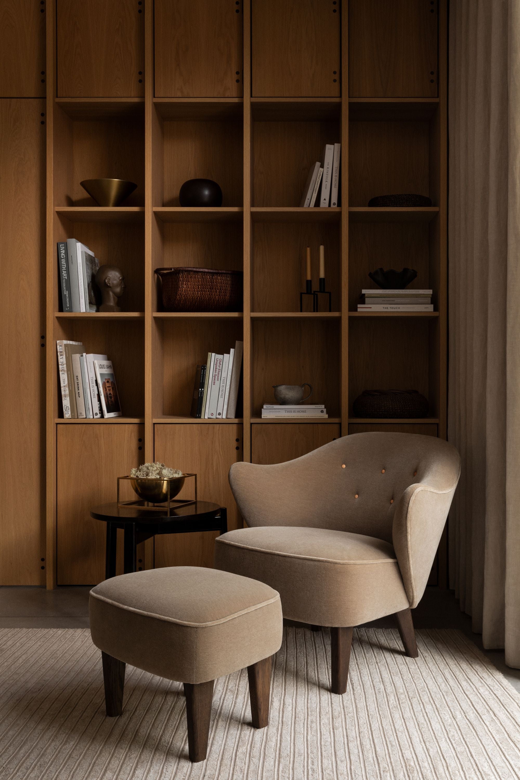 [product_category]-Audo Copenhagen Ingeborg Armchair With Footstool, Moonlight Lambskin/Smoked Oak-Audo Copenhagen-570000-590000-BYL-10