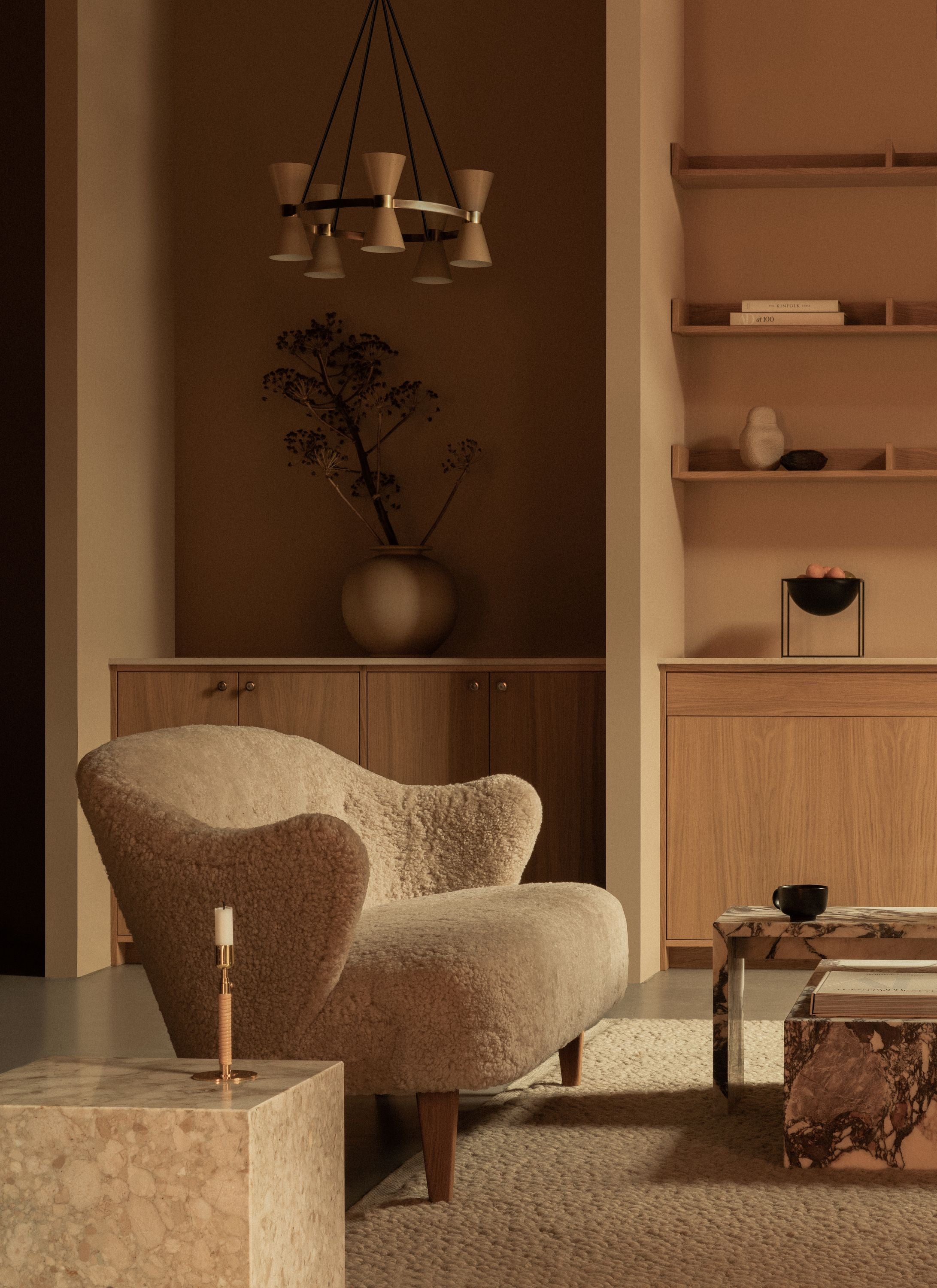 [product_category]-Audo Copenhagen Ingeborg Armchair With Footstool, Moonlight Lambskin/Smoked Oak-Audo Copenhagen-570000-590000-BYL-7