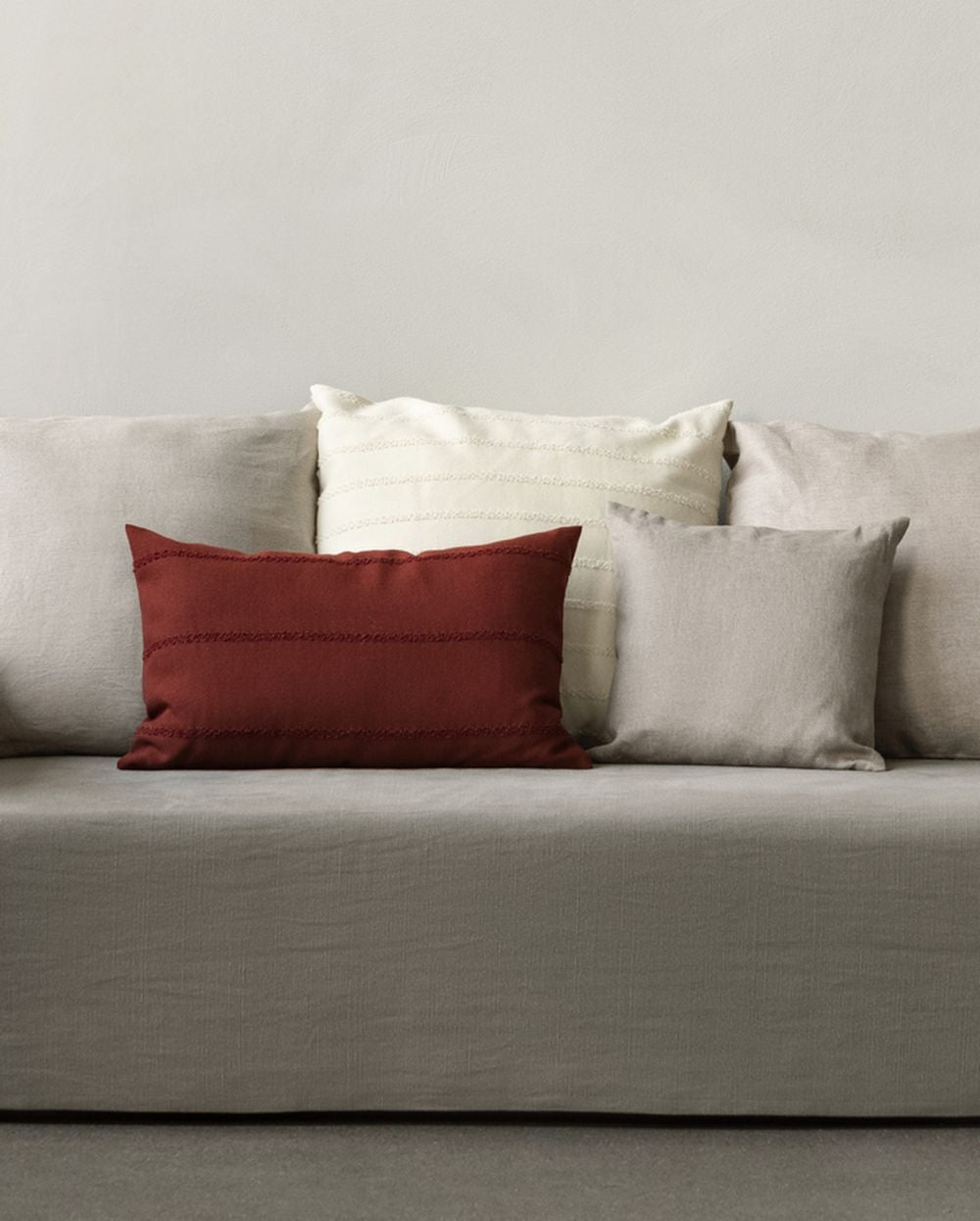[product_category]-Audo Copenhagen Mimoides Cushion 40x40 Cm, Ochre-Audo Copenhagen-5709262067657-5217859-MEN-14