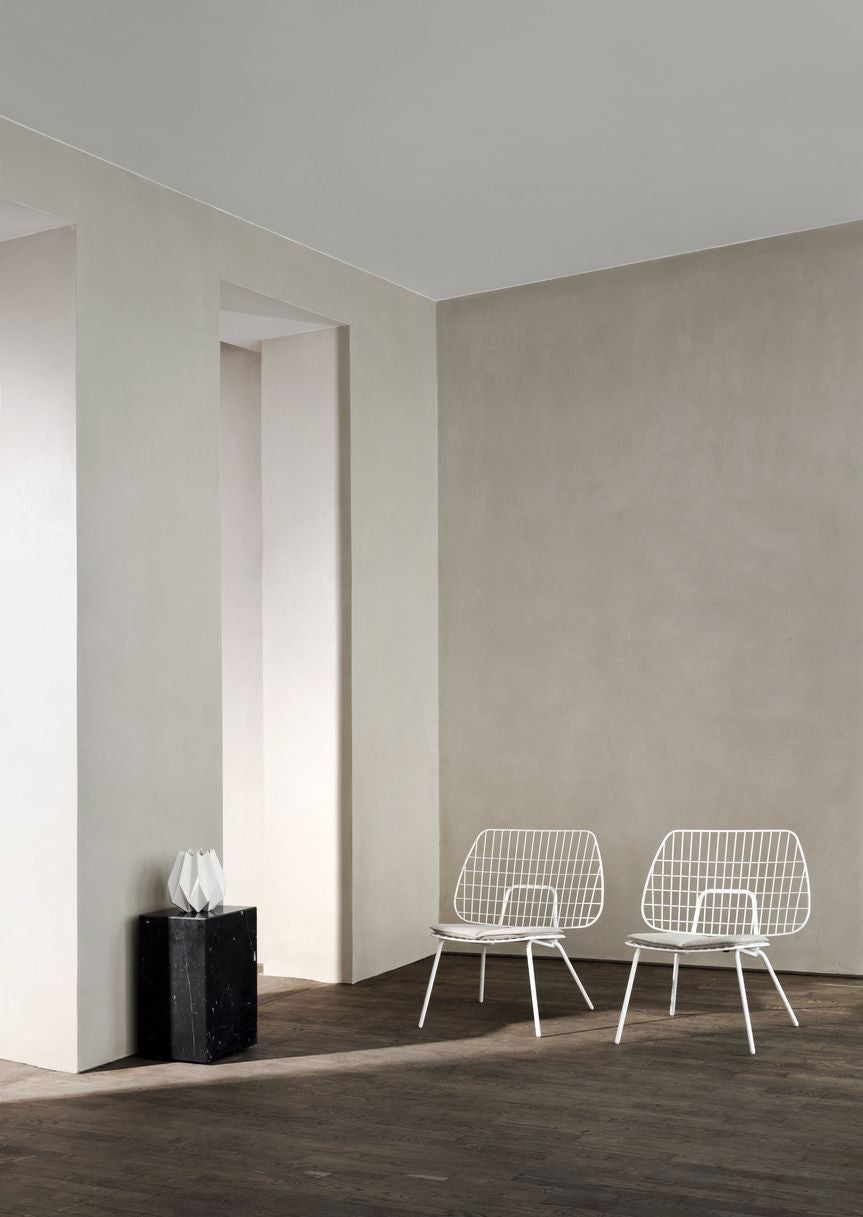 Audo Copenhagen WM String Seat Cushion Outdoor/Lounge, tmavě šedá