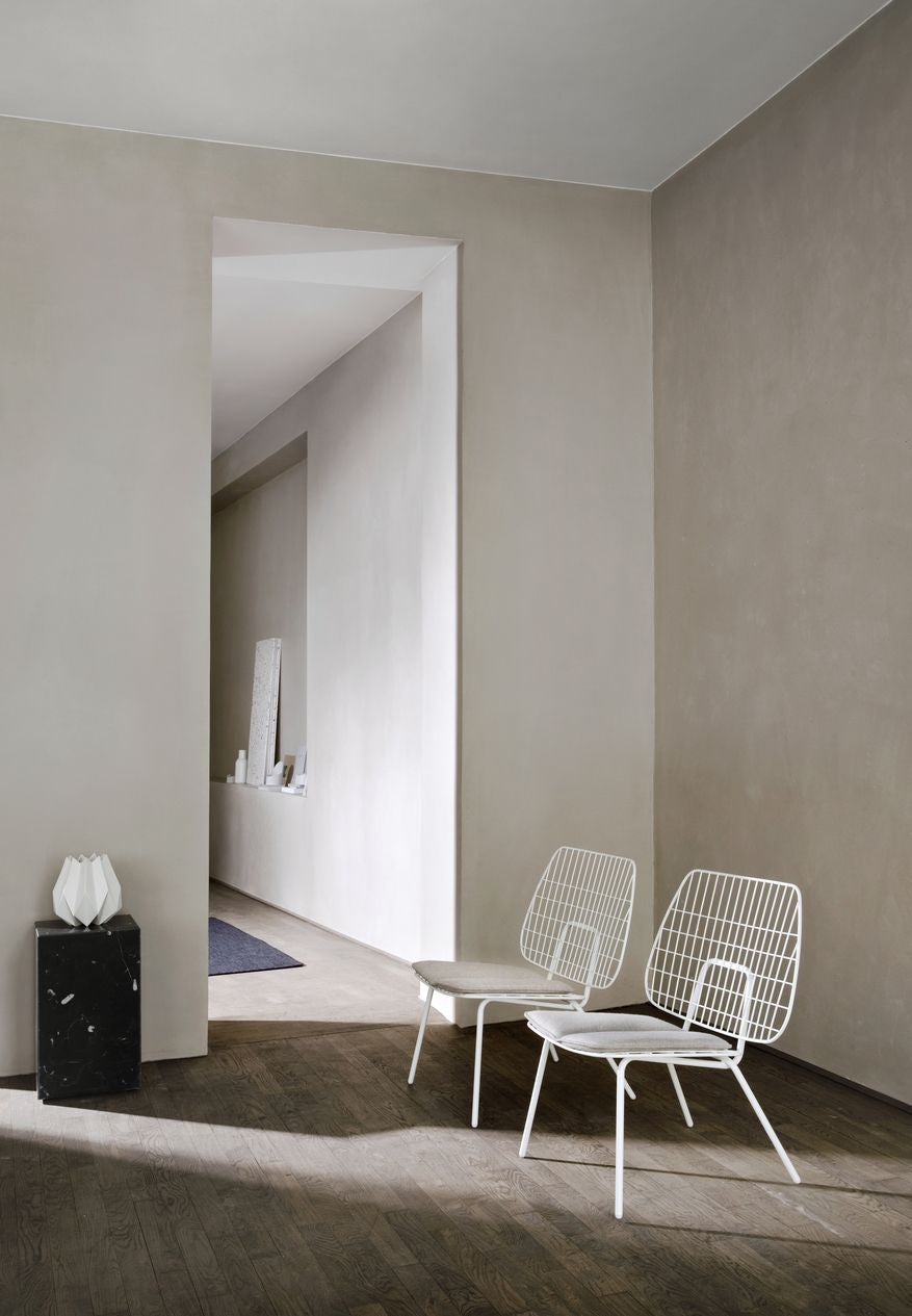 Audo Copenhagen WM String Seat Cushion Outdoor/Lounge, tmavě šedá