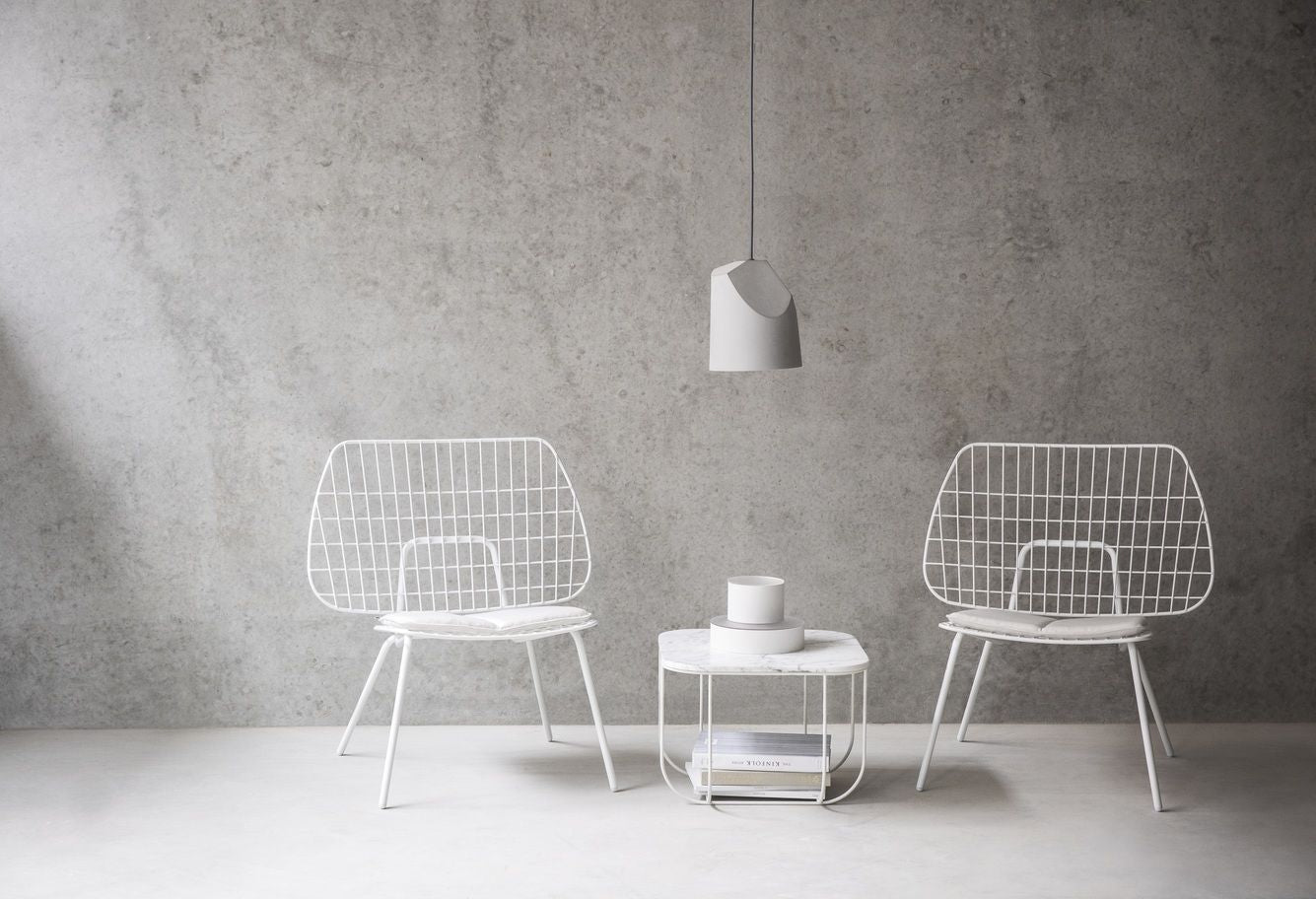 Audo Copenhagen WM String Seat Cushion Outdoor/Lounge, tmavě šedá