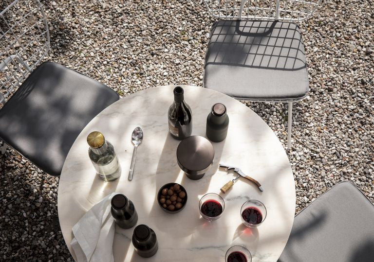Audo Copenhagen WM String Seat Cushion Outdoor/Lounge, tmavě šedá