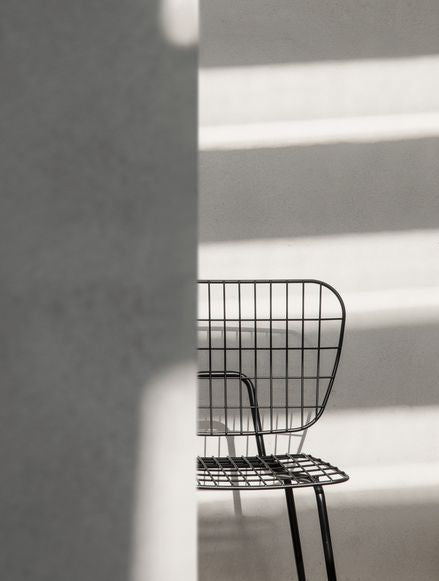 Audo Copenhagen WM String Seat Cushion Outdoor/Lounge, tmavě šedá