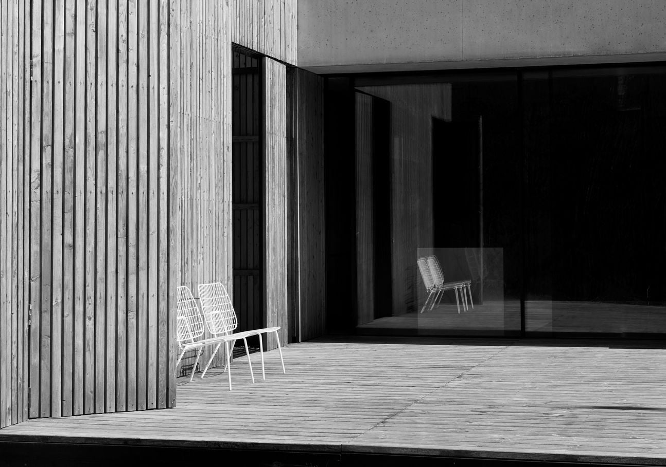 Audo Copenhagen WM String Seat Cushion Outdoor/Lounge, tmavě šedá