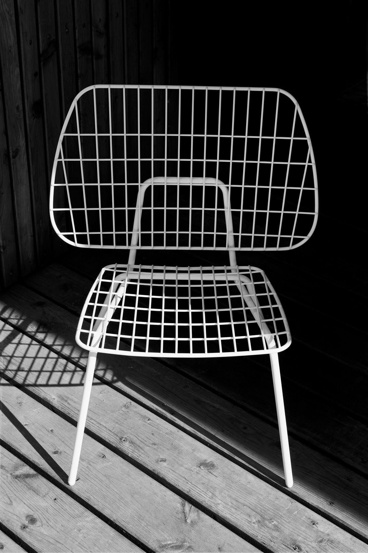 Audo Copenhagen WM String Seat Cushion Outdoor/Lounge, tmavě šedá